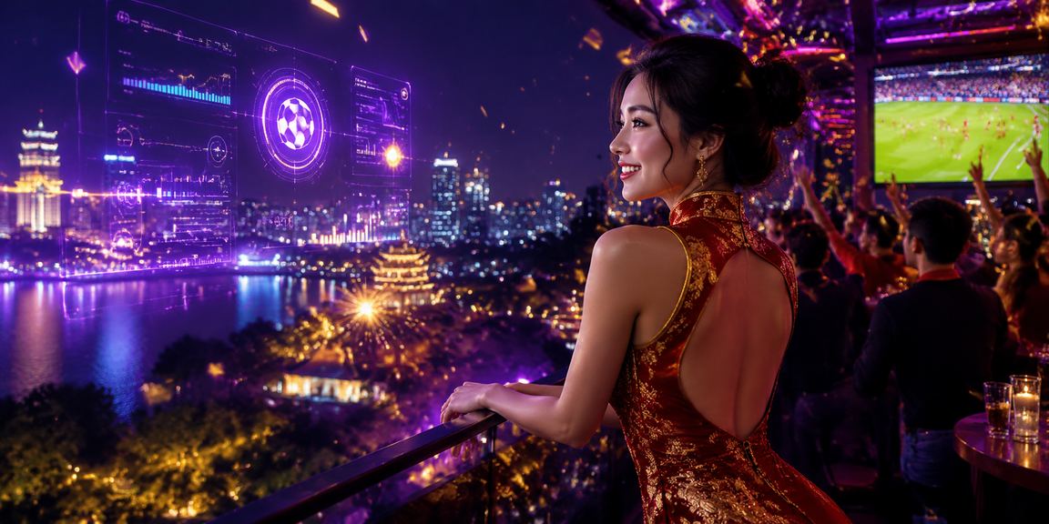 Cảnh đêm Hà Nội với neon sáng và người dùng truy cập uu8888 trên điện thoại