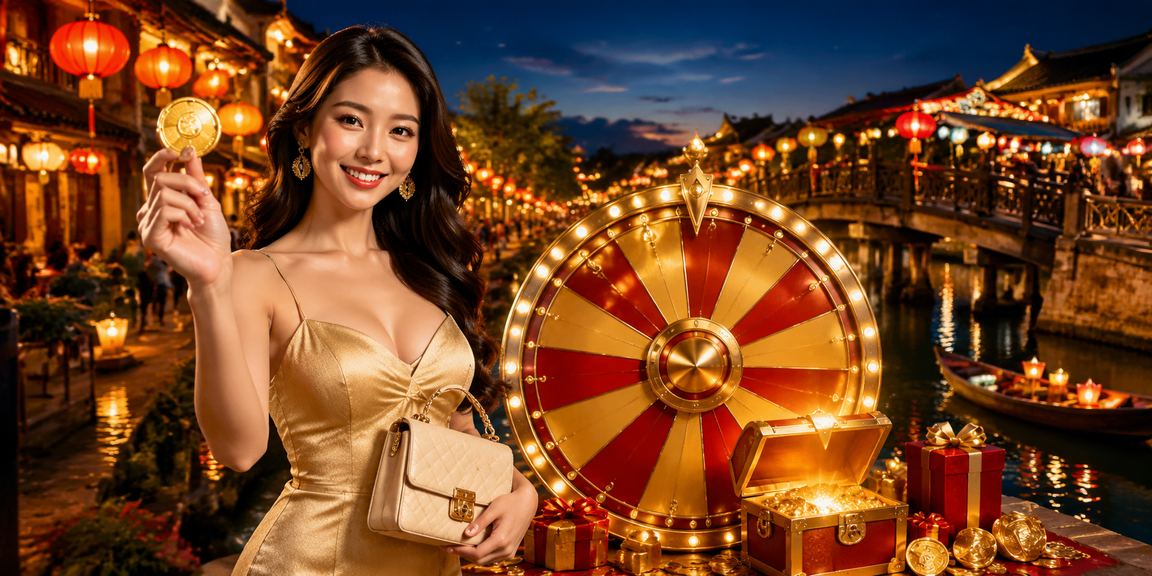 Không khí lồng đèn Hội An trong mùa rút thăm may mắn và lễ hội trực tuyến